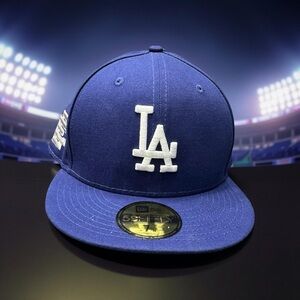 Eric Emanuel x New Era LA Dodgers Fitted Hat Size 7 3/8 BNWT Limited Edition